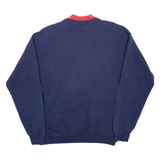 PLEASANT SHADE Autumn Harvest Womens Sweatshirt Blue USA L