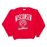 GALT SAND Wisconsin Badgers Mens Sweatshirt Red USA L