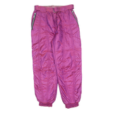KITEX Belted Skiing Womens Trousers Purple Regular Tapered W30 L30
