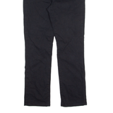 LEVI'S 724 High Rise BIG E Womens Trousers Black Slim Straight W30 L27