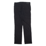 LEVI'S 724 High Rise BIG E Womens Trousers Black Slim Straight W30 L27