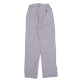 LAFONT Houndstooth Workwear Womens Trousers Blue Regular Straight W24 L30