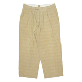 FREY Chino Womens Trousers Beige Regular Straight 90s Linen W30 L25