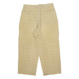FREY Chino Womens Trousers Beige Regular Straight 90s Linen W30 L25