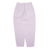 ESPRIT Pleated Chino Womens Trousers Pink Relaxed Tapered W28 L30