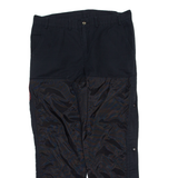 Side Poppers Mens Trousers Black Regular Straight W34 L30