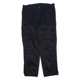Side Poppers Mens Trousers Black Regular Straight W34 L30