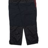 Side Poppers Mens Trousers Black Regular Straight W34 L30