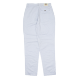 GATE Pleated Chino Womens Trousers Blue Relaxed Tapered W26 L30