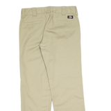 DICKIES Workwear Mens Trousers Beige Slim Straight W31 L32