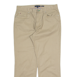 TOMMY HILFIGER Mens Trousers Beige Relaxed Straight W36 L32