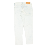 LEVI'S Distressed Made And Crafted Womens Jeans White Slim Straight W26 L28