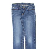 LEVI'S Womens Jeans Blue Slim Straight Stone Wash W28 L32