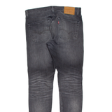 LEVI'S BIG E Womens Jeans Black Slim Tapered Charcoal Wash W34 L34