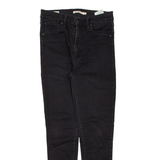 LEVI'S Mile High BIG E Womens Jeans Black Slim Skinny W28 L28