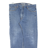 LEVI'S Signature Womens Jeans Blue Regular Straight Stone Wash W38 L30
