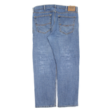 LEVI'S Signature Womens Jeans Blue Regular Straight Stone Wash W38 L30