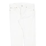 LEVI'S Womens Jeans White Slim Tapered W31 L27