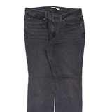 LEVI'S Superlow Womens Jeans Black Slim Bootcut Charcoal Wash W30 L30