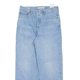 LEVI'S BIG E Womens Jeans Blue Relaxed Straight Stone Wash W29 L27