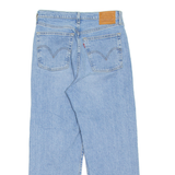 LEVI'S BIG E Womens Jeans Blue Relaxed Straight Stone Wash W29 L27