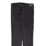 LEVI'S Levi's Line 8 Womens Jeans Black Slim Straight Charcoal Wash W32 L32