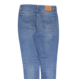 LEVI'S 721 High Rise Distressed Orange Tab Womens Jeans Blue Slim Skinny W29 L30