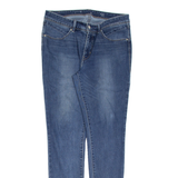 LEVI'S Mid Rise Womens Jeans Blue Slim Skinny Stone Wash W30 L32