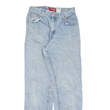 LEVI'S Womens Jeans Blue Relaxed Tapered Stone Wash W26 L30