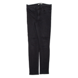 LEVI'S Womens Jeans Black Slim Skinny W30 L32