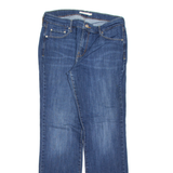 LEVI'S 505 Womens Jeans Blue Relaxed Straight Stone Wash W31 L34