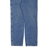 WRANGLER Mens Jeans Blue Regular Straight Stone Wash W35 L30