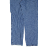 WRANGLER Mens Jeans Blue Regular Straight Stone Wash W35 L30