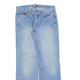 TOMMY JEANS Womens Jeans Blue Regular Straight Stone Wash W30 L30