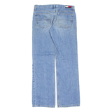 TOMMY JEANS Womens Jeans Blue Regular Straight Stone Wash W30 L30