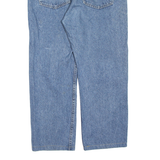 WRANGLER Mens Jeans Blue Regular Straight Stone Wash W34 L29