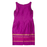 ANTONELLE Womens Pencil Dress Purple 90s Sleeveless Knee Length M