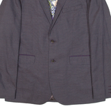 TED BAKER Womens Blazer Jacket Grey UK 14