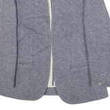 TOMMY HILFIGER Womens Blazer Jacket Blue S