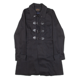 BEN SHERMAN Womens Overcoat Coat Black M