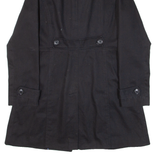 BEN SHERMAN Womens Overcoat Coat Black M