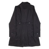 BEN SHERMAN Womens Overcoat Coat Black M