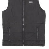 DIESEL Insulated Mens Puffer Jacket Black S