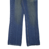 KANGOL Womens Jeans Blue Regular Bootcut Stone Wash W31 L32