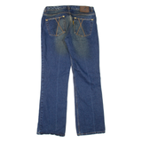 KANGOL Womens Jeans Blue Regular Bootcut Stone Wash W31 L32