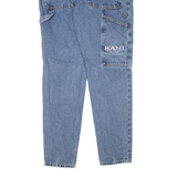 KARL KANI Carpenter Distressed Mens Jeans Blue Slim Tapered W28 L32