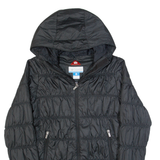 COLUMBIA Omni-Heat Womens Puffer Coat Black Hooded S