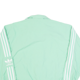 ADIDAS Womens Track Jacket Green UK 10