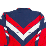 MARKA SPORT Mens Shell Jacket Red 90s Chevron XS