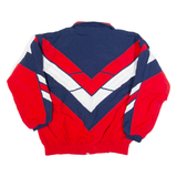 MARKA SPORT Mens Shell Jacket Red 90s Chevron XS